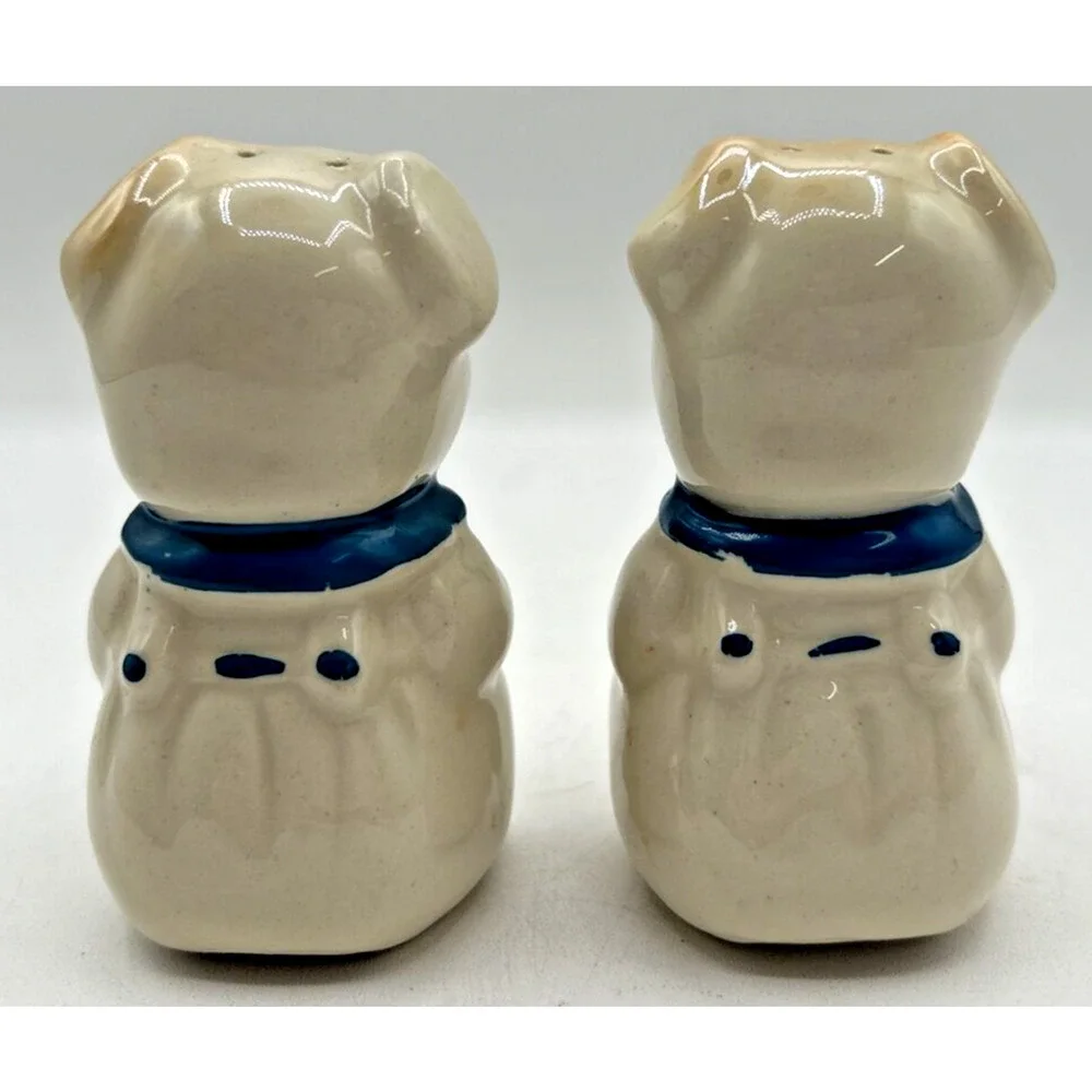 Vintage Retro‎ Salt and Pepper Shakers Ceramic Pigs U260/35
